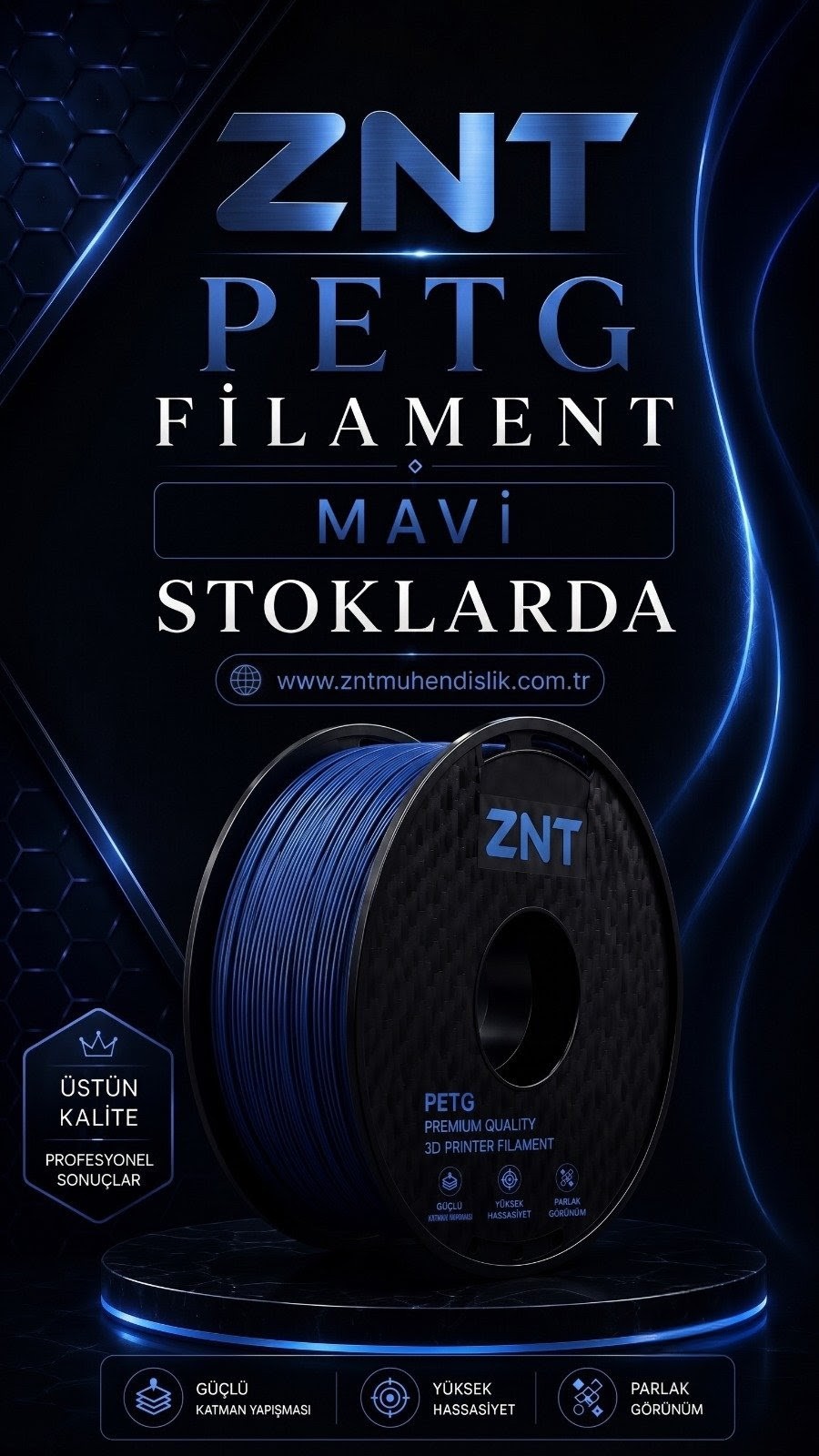 MAVİ PETG FİLAMENT 