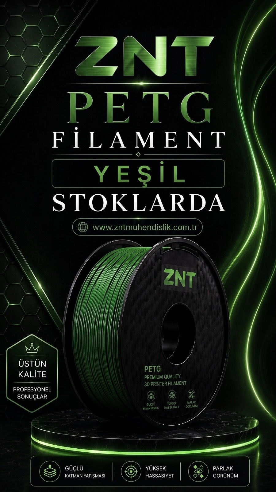 YEŞİL PETG FİLAMENT