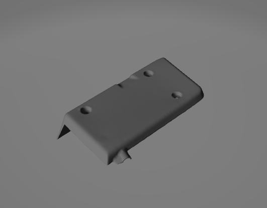 E38 TORPİDO MANDALI İÇ TARAF KAPAĞI STL 3D