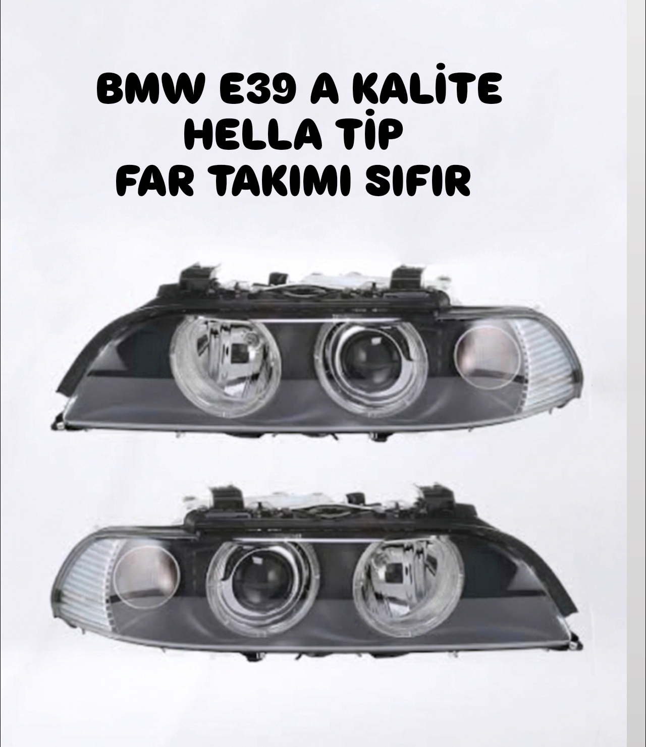 BMW E39 A KALİTE HELLA TİP FAR TAKIMI SIFIR