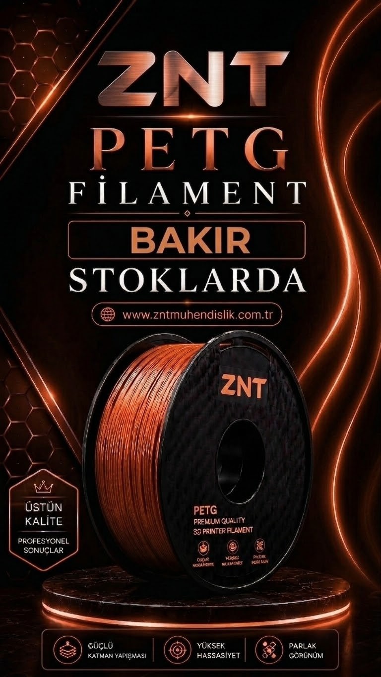 BAKIR PETG FİLAMENT