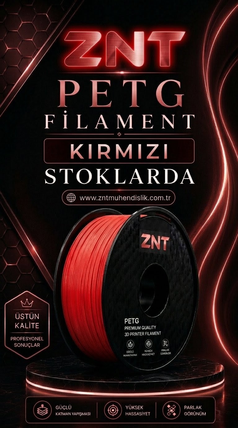 KIRMIZI PETG FİLAMENT